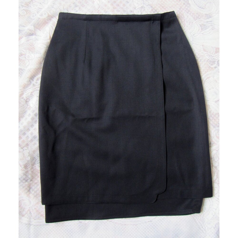 Versace Black Pencil Skirt